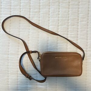 Michael Kors Tan Leather Crossbody Bag